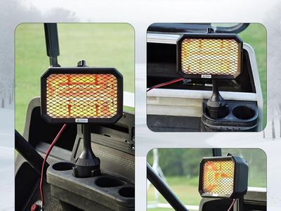 NEW GOLF CART ELECTRIC HEATER (2 AVAILABLE) RETAILS: $69.99