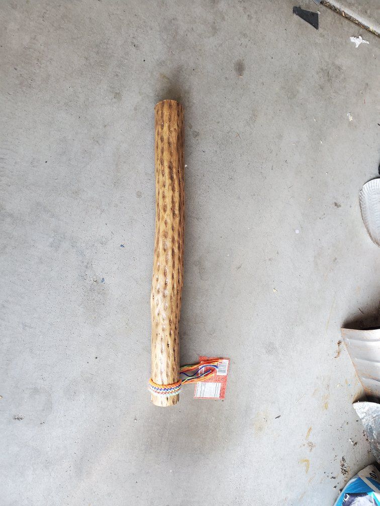 Cactus Rain Stick Percussion Musical Instrument - Natural Wood Sound Shaker