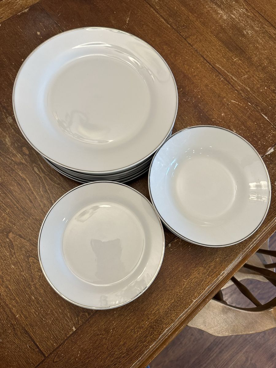 Silver Plated Dishes Set OF 8