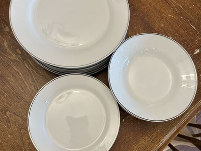 Silver Plated Dishes Set OF 8