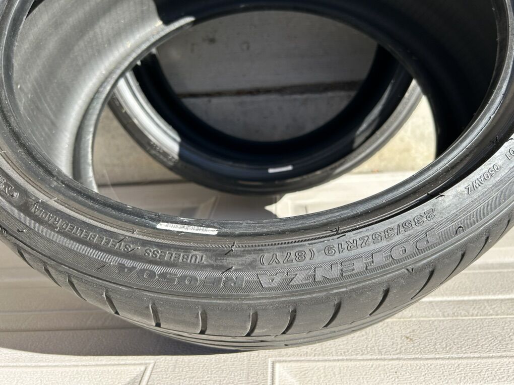 (2) Bridgestone Potenza Tires