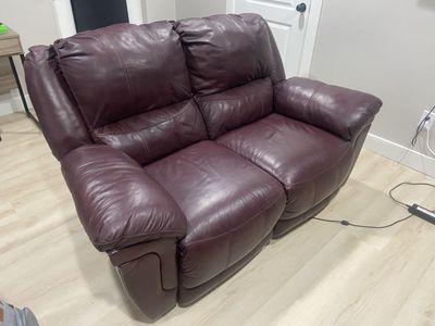 Leather Double Recliner