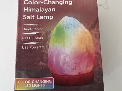 Color Changing Salt Lamp