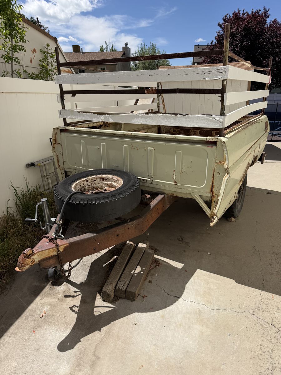 Pickup bed trailer