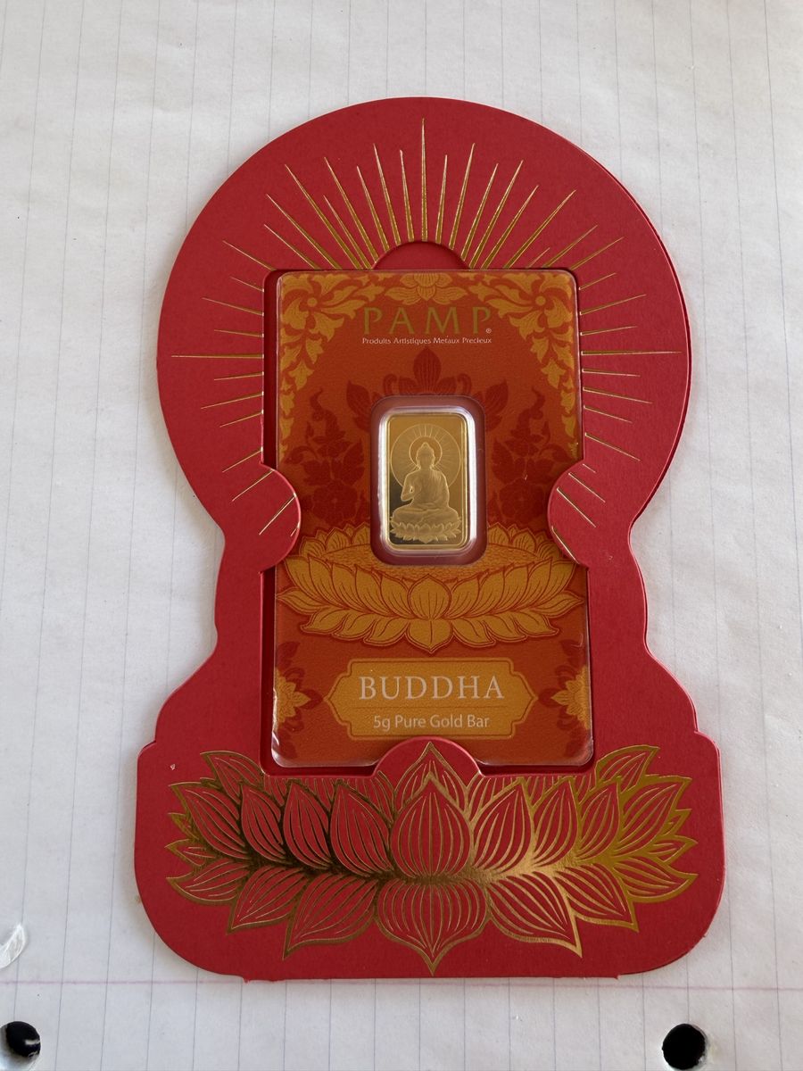 PAMP 5 gram gold Buddha