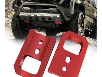 NEW Red Heavy Duty Recovery Tow Hooks for Toyota Tacoma 2005-2023 (2 Pack)