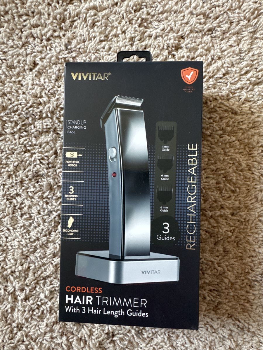 Vivitar Cordless Rechargeable Hair Trimmer - New Open Box