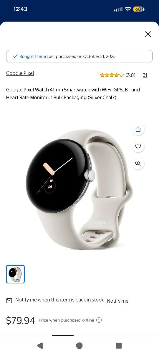 Google Pixel watch
