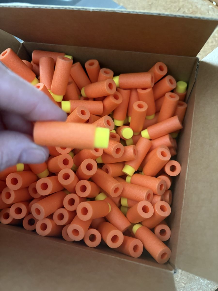 Case of Thousands of Nerf Darts Bullets