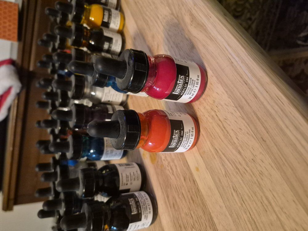 liquitex  acrylic  inks