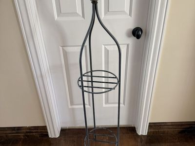 Tall tiered metal plant stand 54” T X 10” W