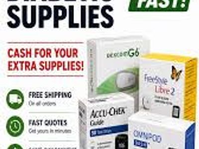 CASH FOR UNOPENED DIABETIC SUPPLIES