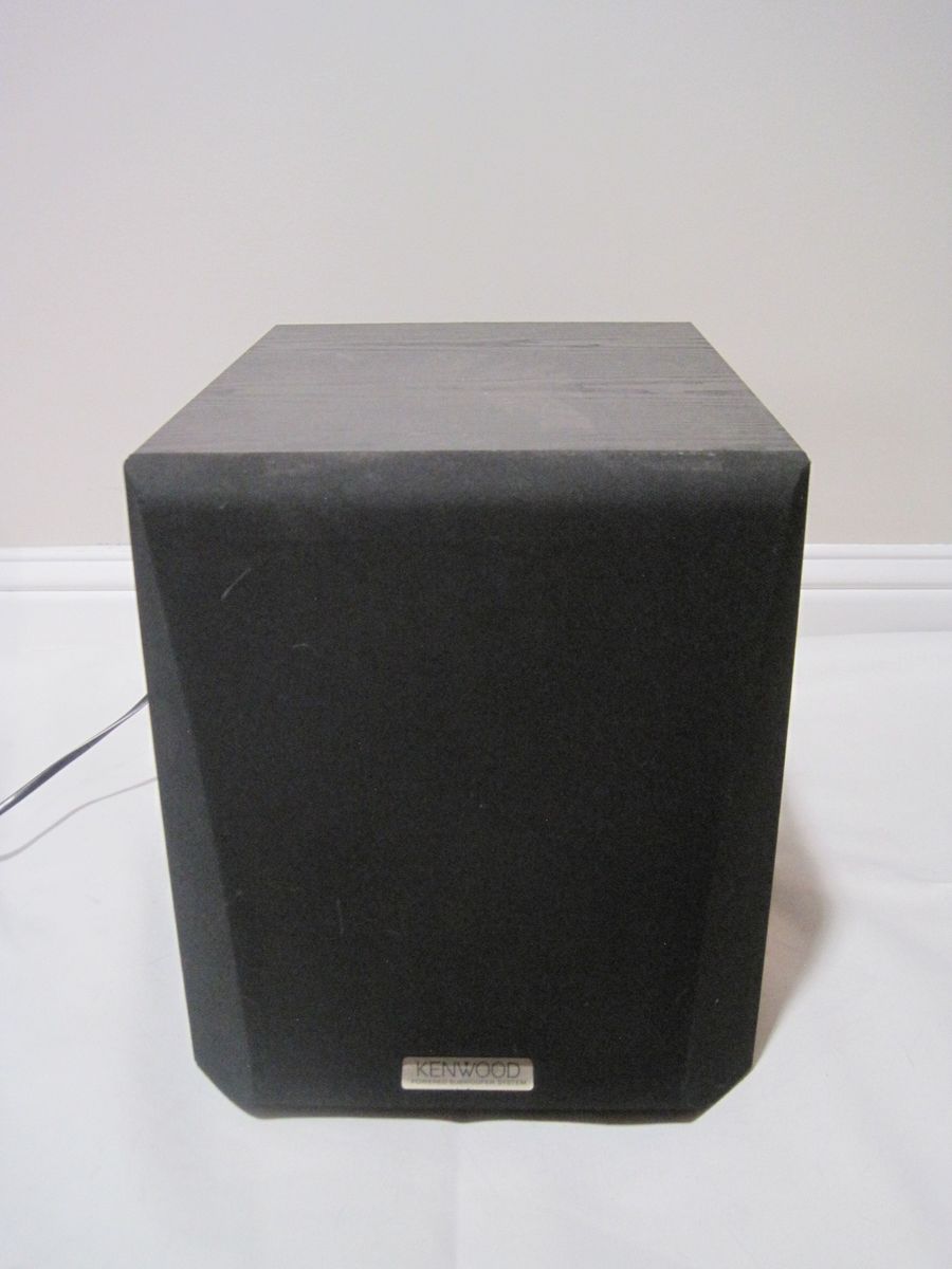 Kenwood SW-32HT Powered Subwoofer Home Theater Bass 160w 60 Hz Loud Speaker