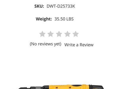 DeWalt 1-7/8 SDS MAX Rotary Hammer