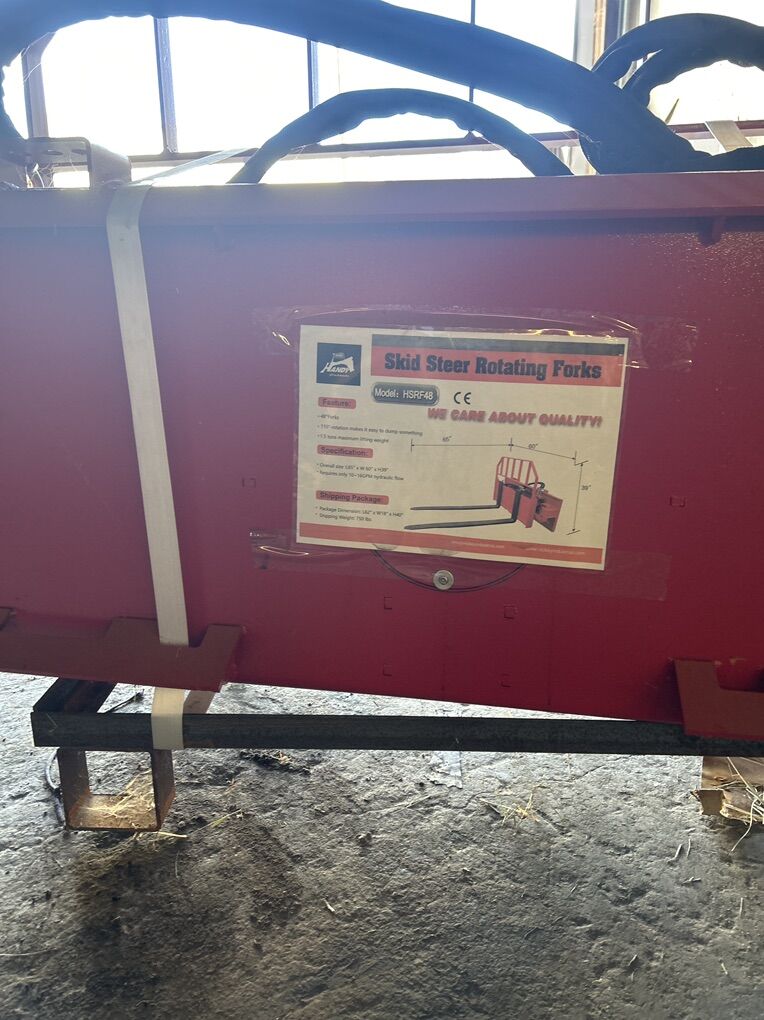 Rotating Forks Skid Steer