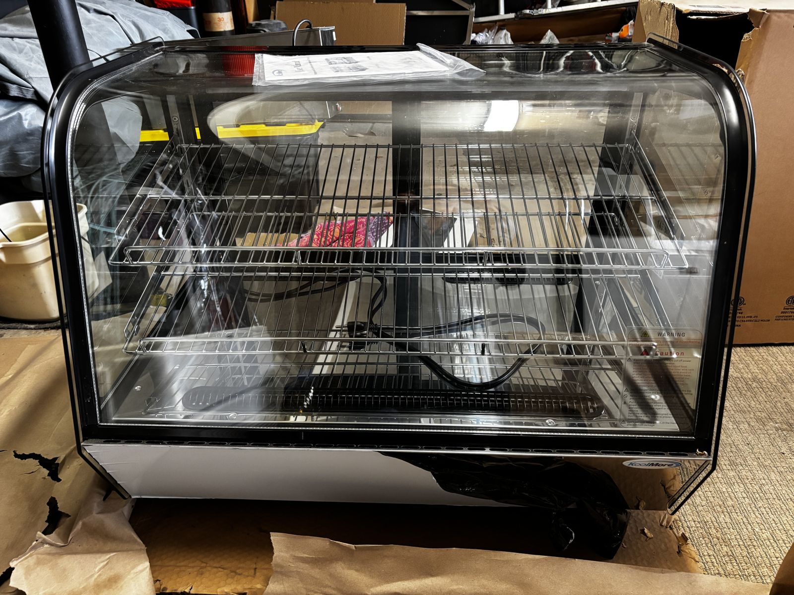 Brand new countertop refrigerator display KoolMore 