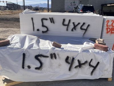 4x4 1.5 Polyiso Rigid Foam Insulation