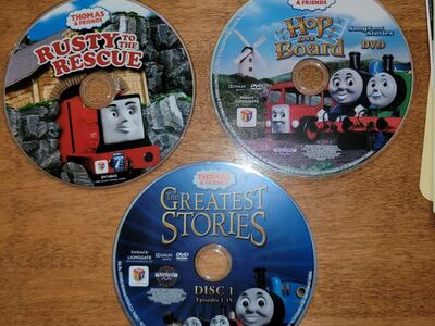 Thomas n Friends Train Lot (3) DVDs - no cases