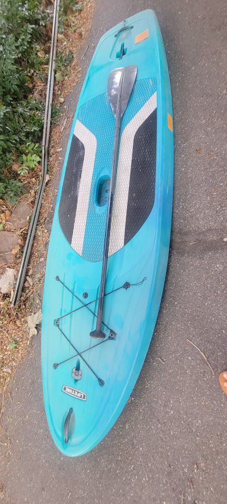 Lifetime Aqua Blue Paddle Board with Paddle