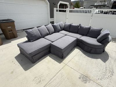 Sofa U Love Sectional – Super Comfortable, Slipcovered