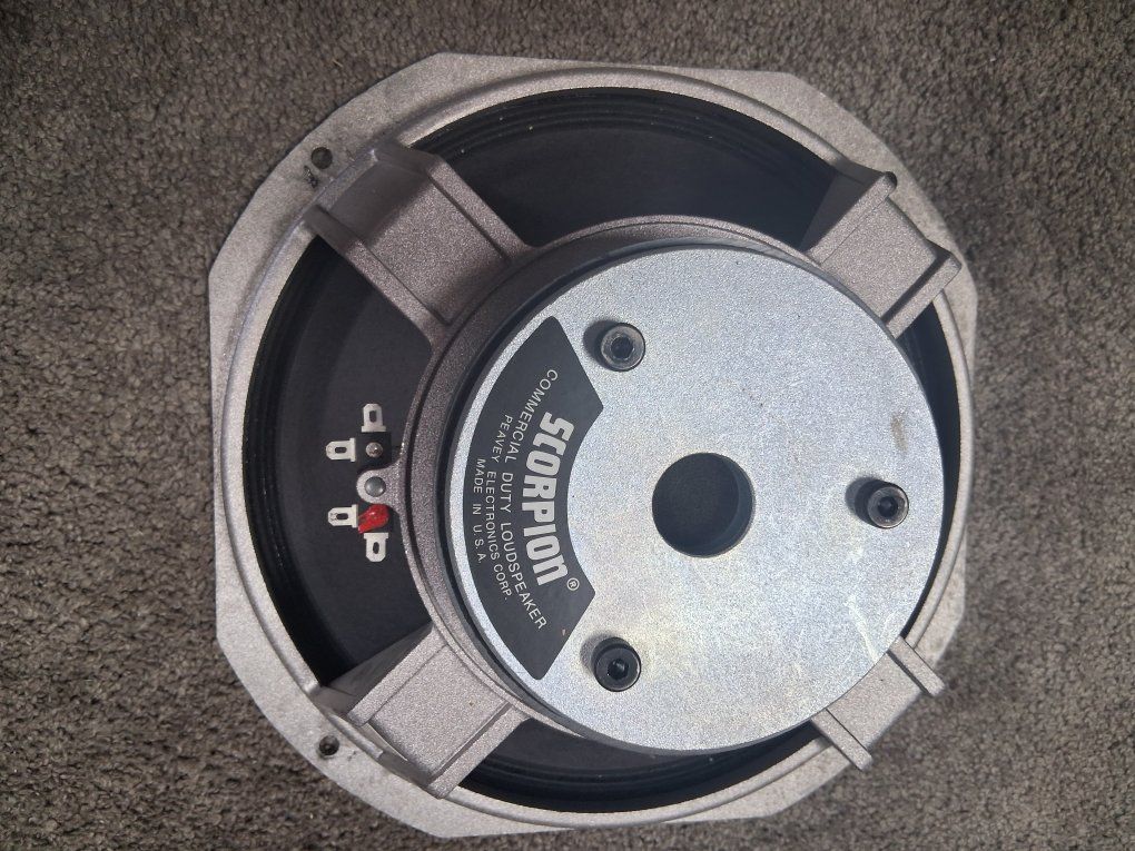 2 Peavey Scorpion 12-in 8 Ohm Speakers Excellent Condition!