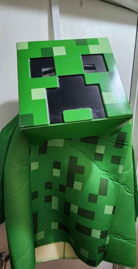 Minecraft Creeper Costume kids size S 4/6
