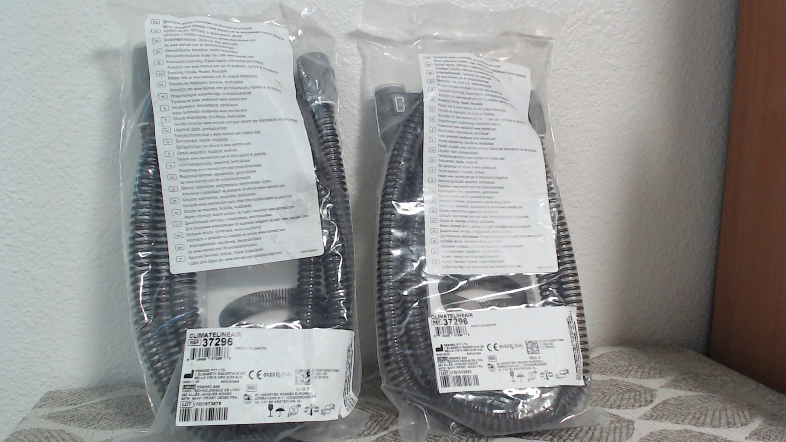 Two Resmed Hose for CPAP 10.Two for $25