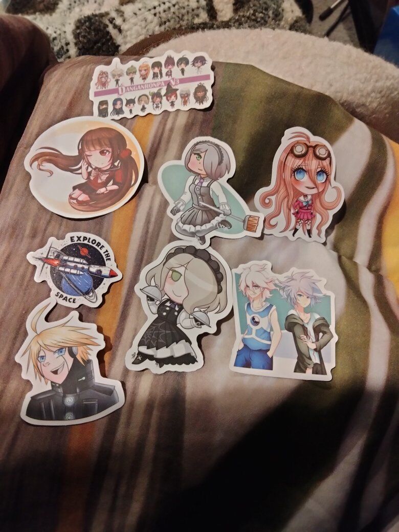 8 Danganronpa stickers