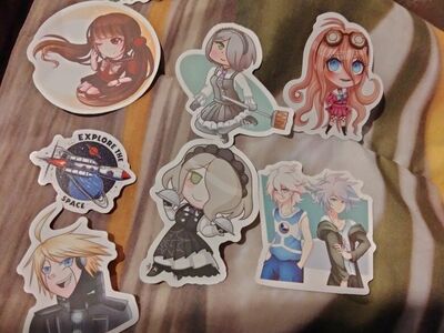 8 Danganronpa stickers
