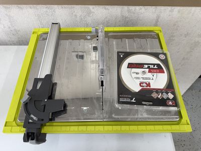 RYOBI 7 in Blade Corded Tabletop Wet Tile Saw