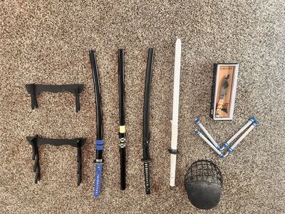 Practice Katanas & Weapons set