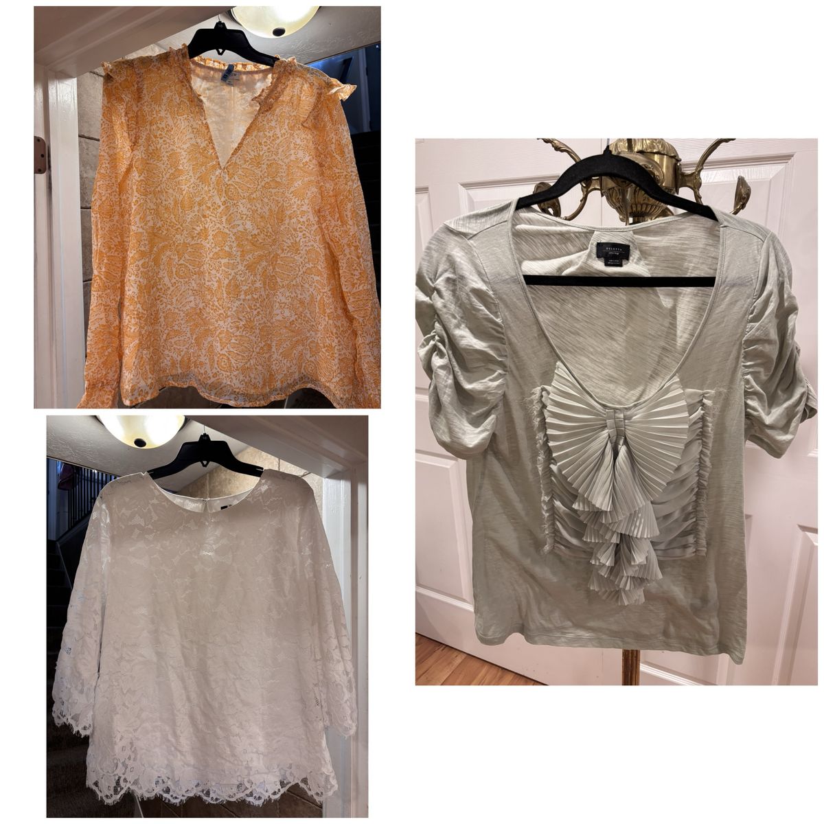 Anthropologie, J Crew and Banana Republic XL women’s tops
