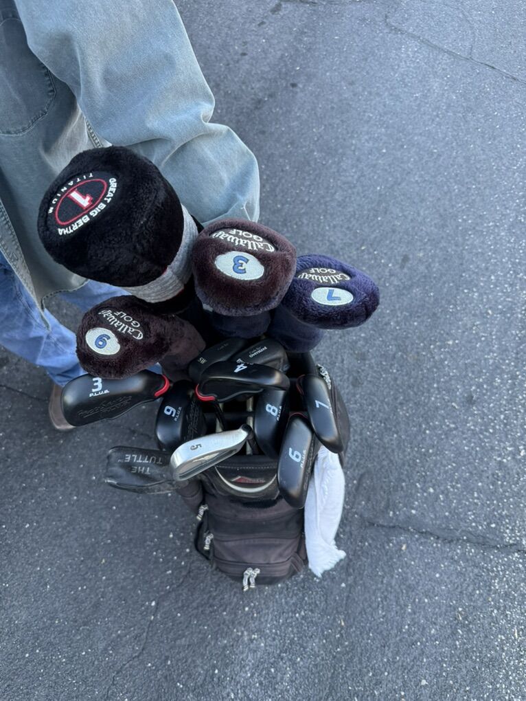 Full set Of Calaway Golf Clubs W/ Bags & More