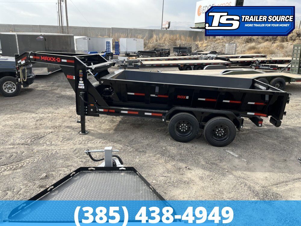 7x14 Maxx-D ROX Gooseneck Roll Off Trailer - 14K GVWR -