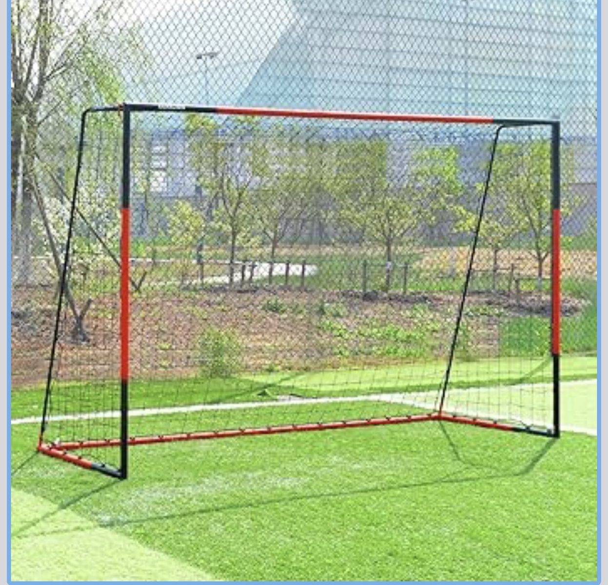 Brand New Never Opened Kansoon 10'x6.6' Portable Soccer Goal, Stable Metal Construction, 3-Layer Reinforced Netting