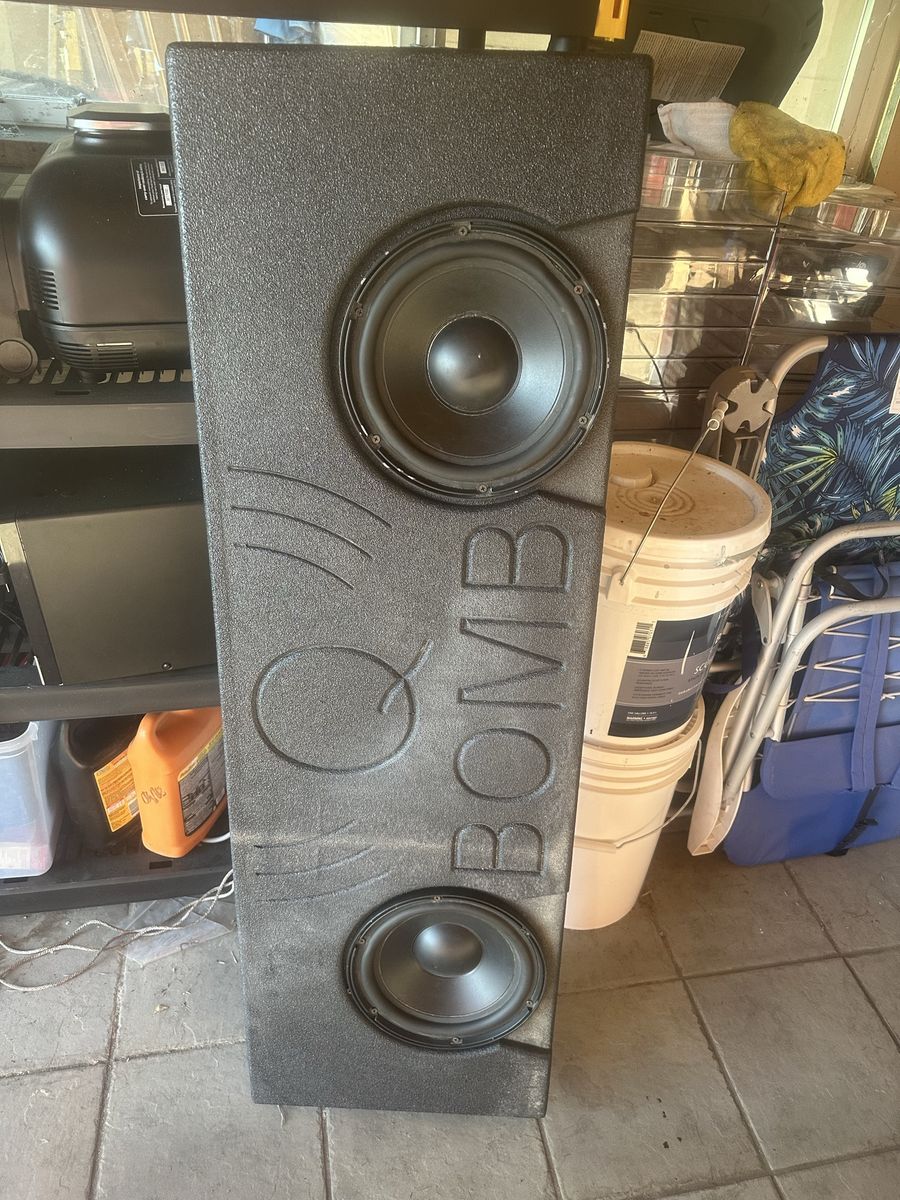 Boston Acoustics Dual 10” Truck Subwoofer Box – Silverado/Sierra Crew Cab