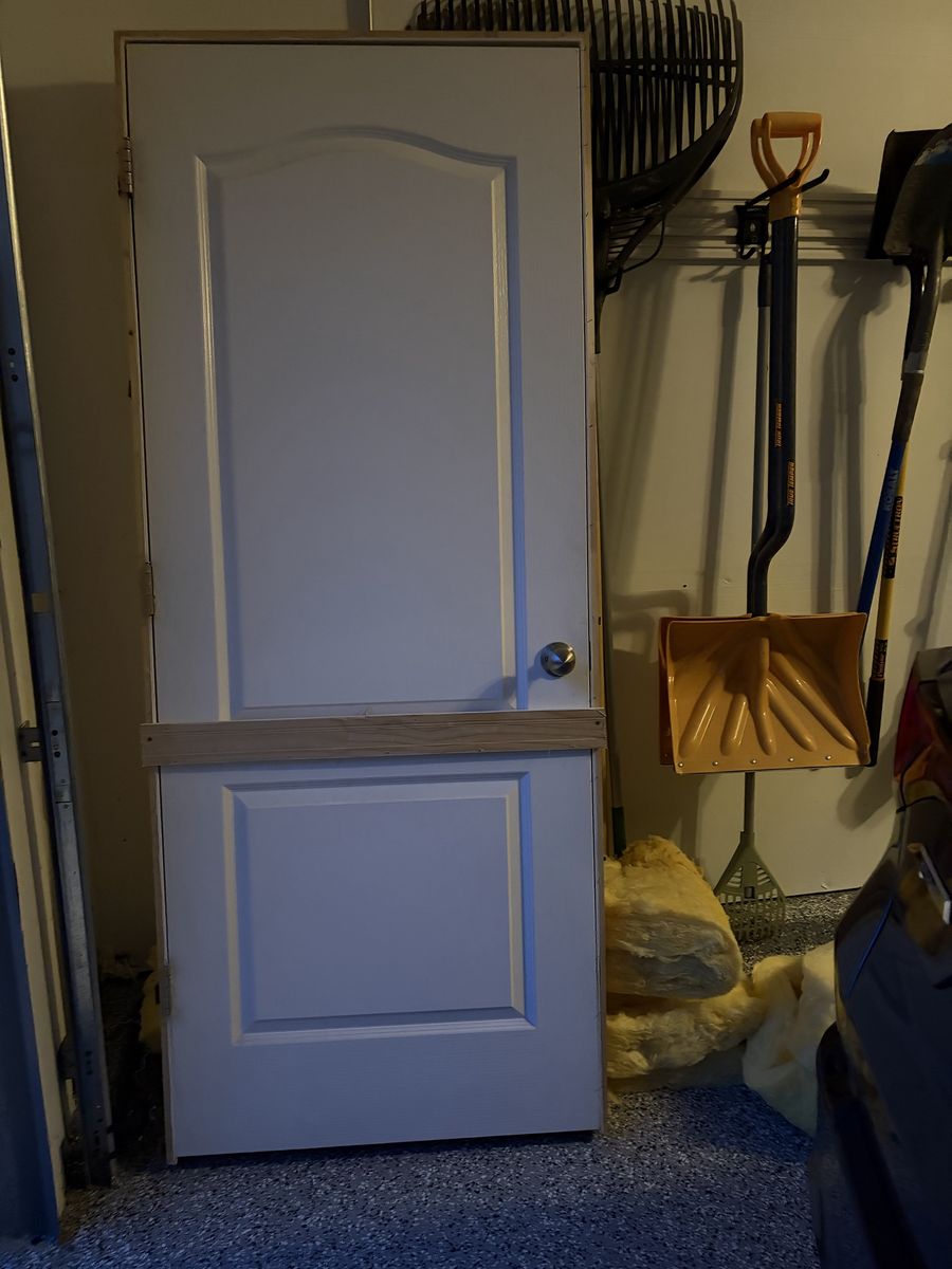 Wood Door With Casing