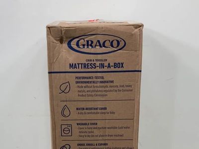 Graco Premium Foam Crib and Toddler Mattress (security seal intact)