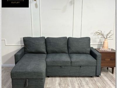 MODERN SECTIONAL SOFA BED WITH STORAGE