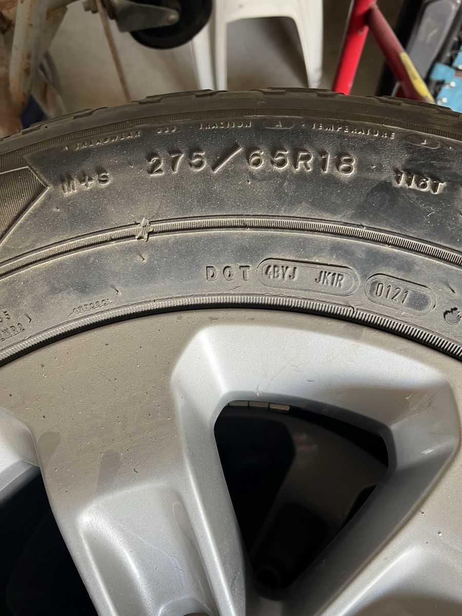 4 tires and rims(stock), 275/65R18 off 2019 Ram 1500