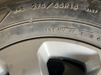 4 tires and rims(stock), 275/65R18 off 2019 Ram 1500