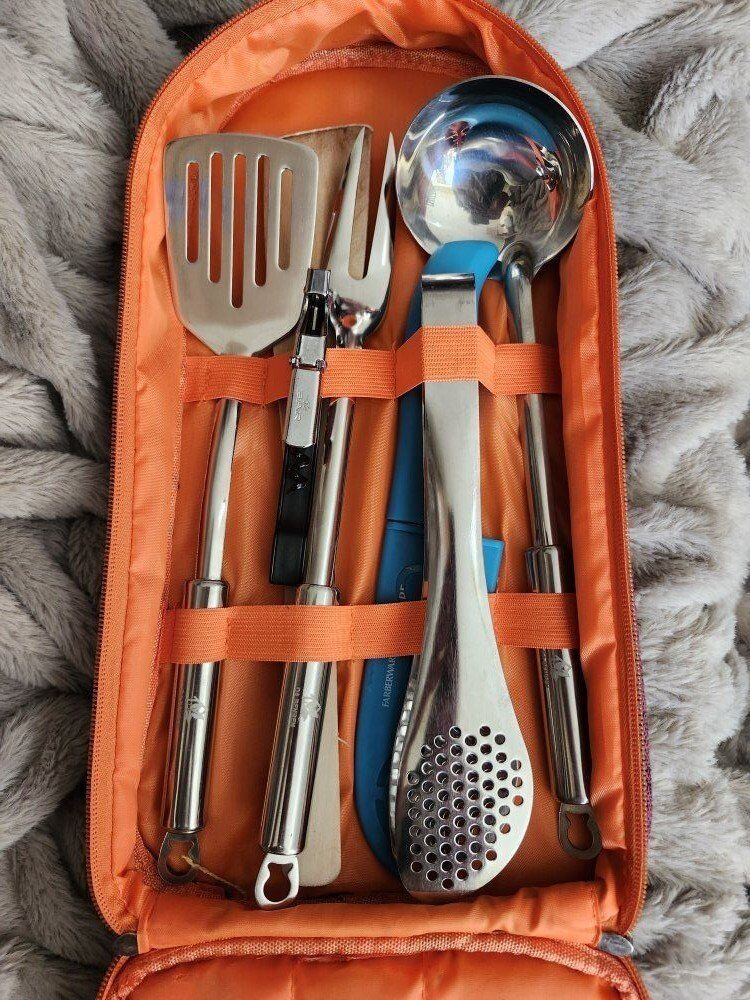 Camping Cooking Utensil Set w/ Carry Case