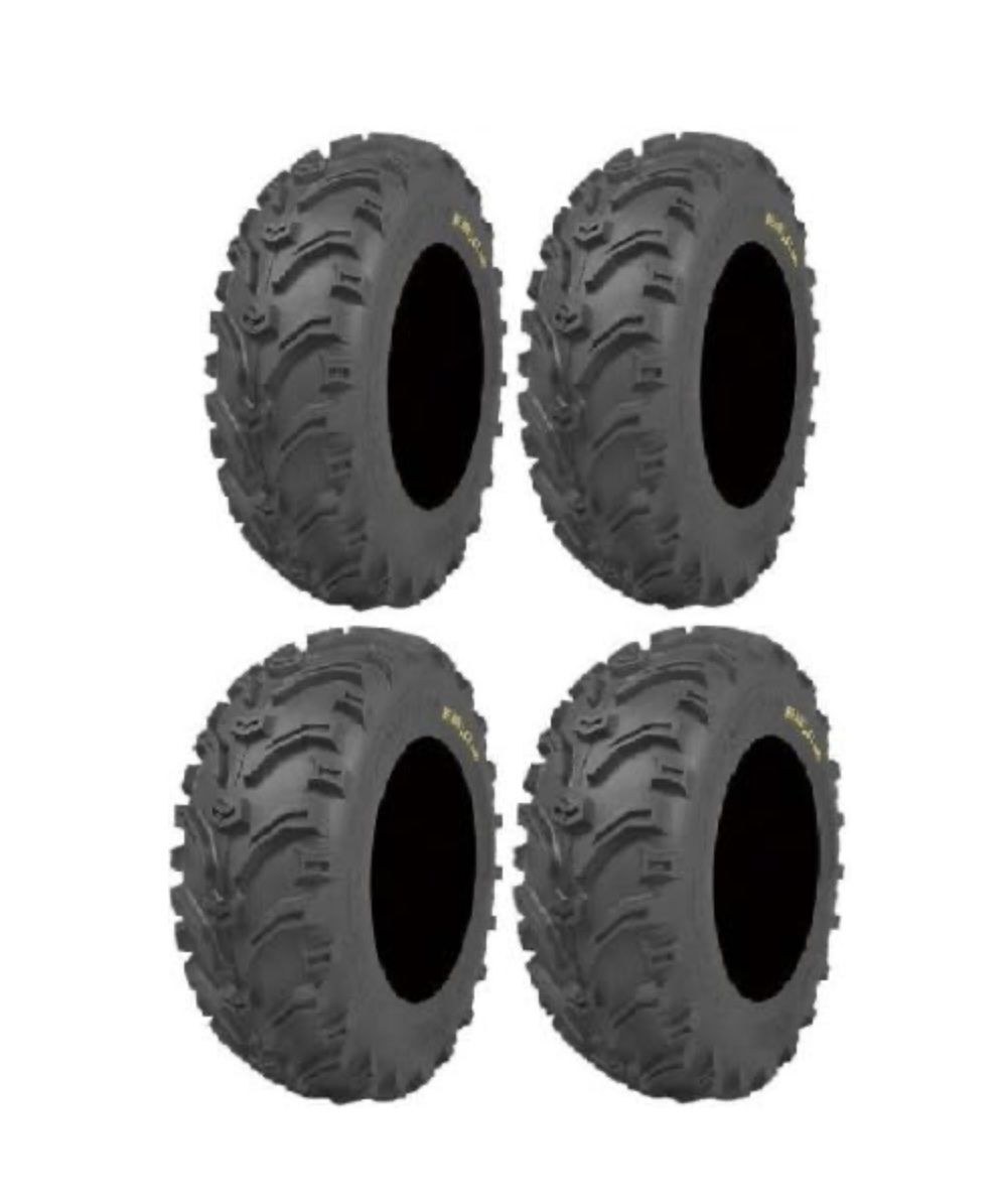 Full Set of 4 Kenda Bear Claw EX ATV Tires - Heavy Duty Off-Road Tread