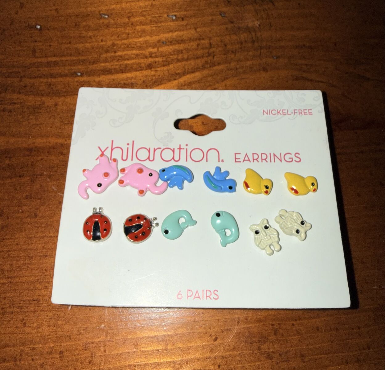 Little Girls 6 Pair of Earrings