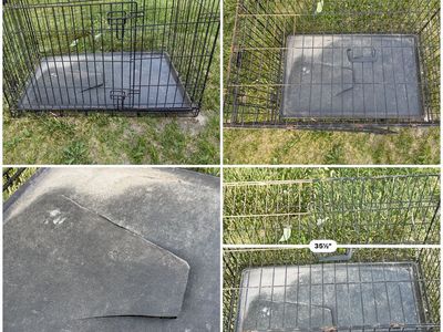Large Crates (Weight: 40-70 lbs., Length: 34”, Height: 23”)