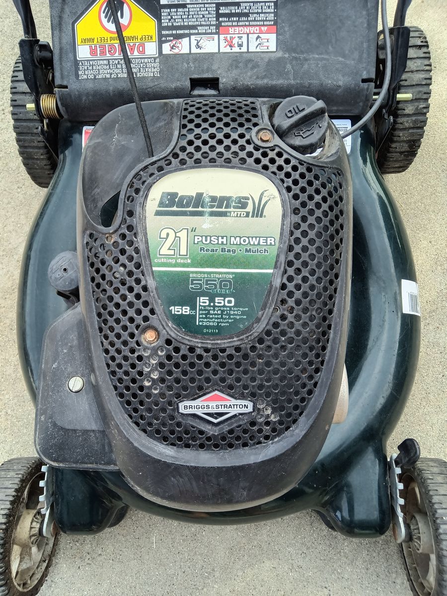 Bolens 21" push mower