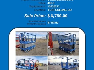 Scissor .lift 3232 ft electric Narrow 2016