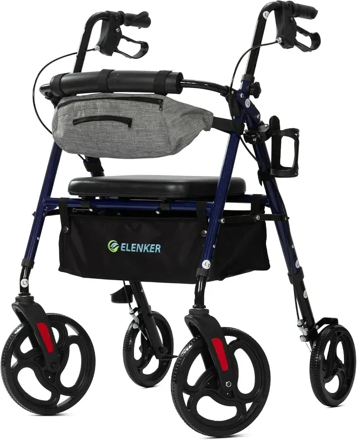 Elenker upright rollator walker- NEW