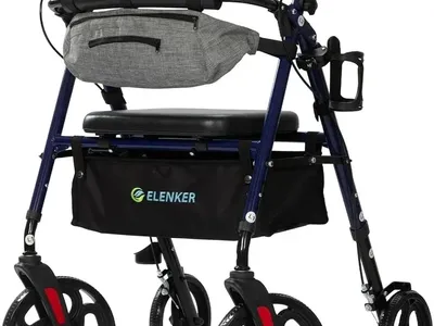 Elenker upright rollator walker- NEW
