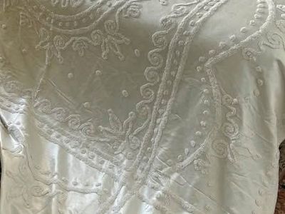 Vintage White Bedspread Excellent Condition